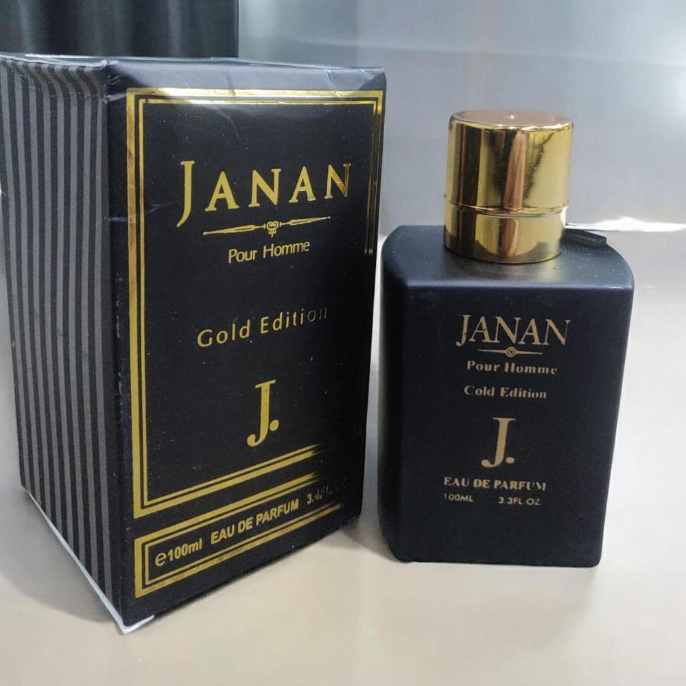 Men's Eau de Parfum 100ml Black Bottle Gold Cap