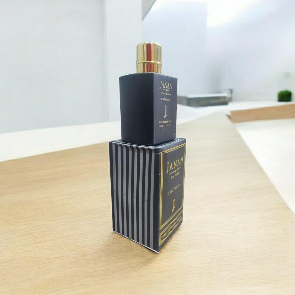 Men's Eau de Parfum 100ml Black Bottle Gold Cap