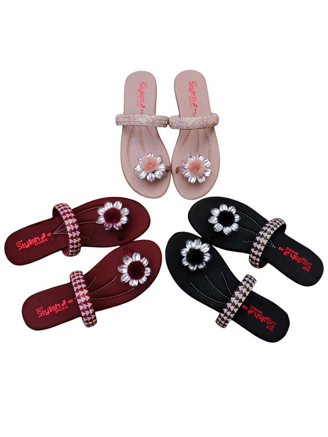 Women Black Satin Strap Sandals Semi-Formal