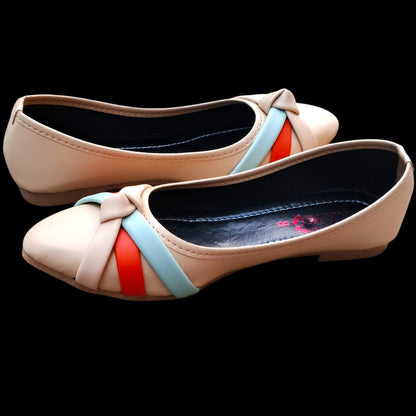Women Synthetic Leather Off White Semi-Formal Pumps Sizes 6-10